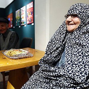 نقاشی های ننه حسن در خانه ی هنرمندان ایران