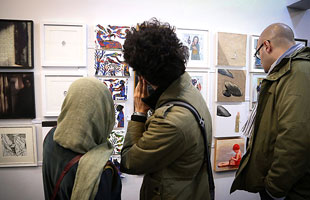 سعادتمند، شیشه گران و درمبخش پیشتازان نمایشگاه تابلوهای کوچک